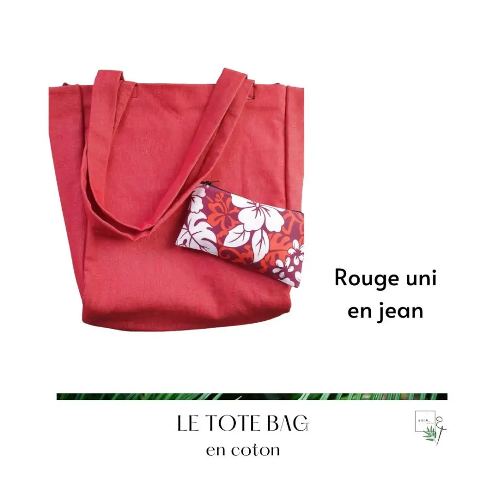 Le tote bag avec poche intérieure