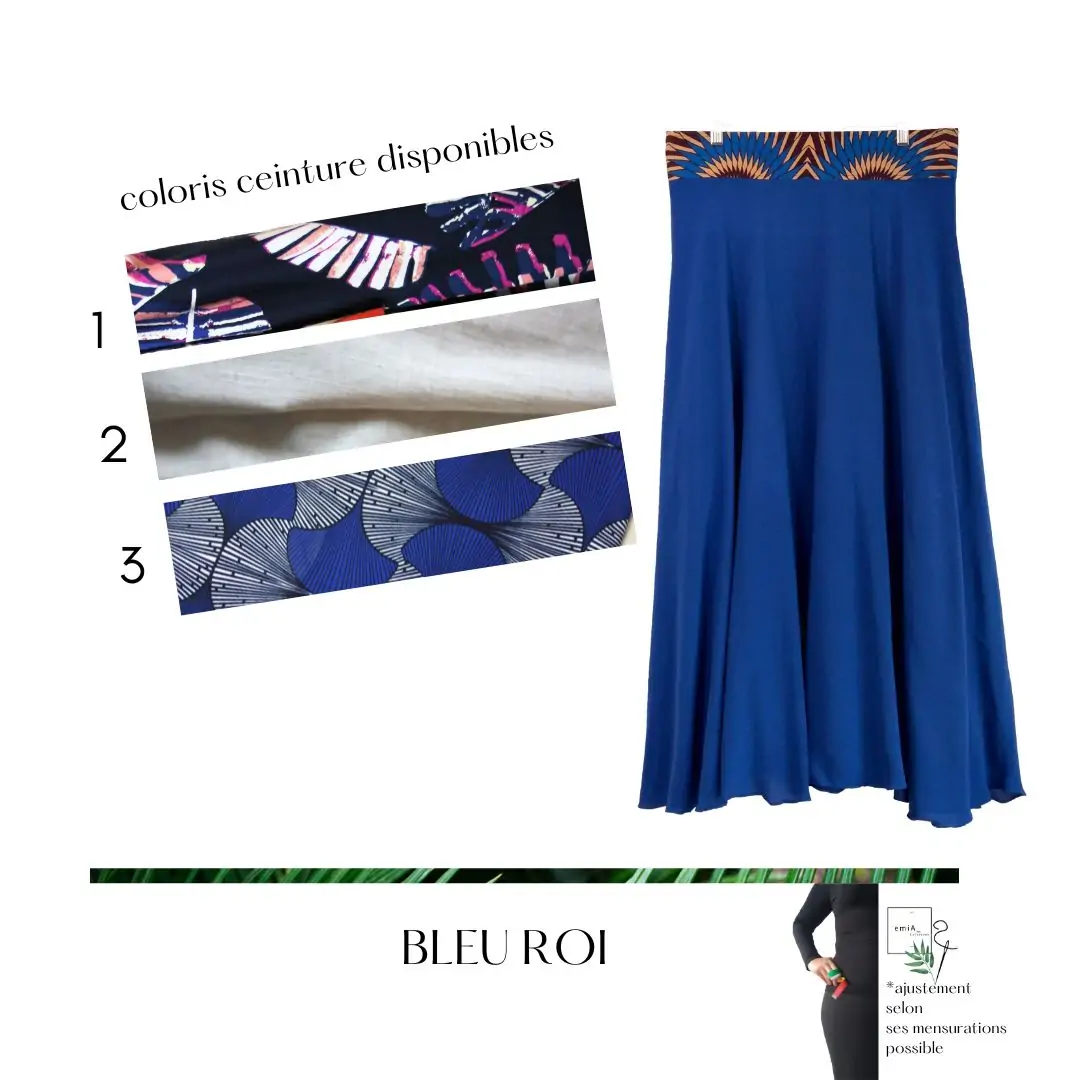 La jupe fluide et sa ceinture personnalisable – Image 2