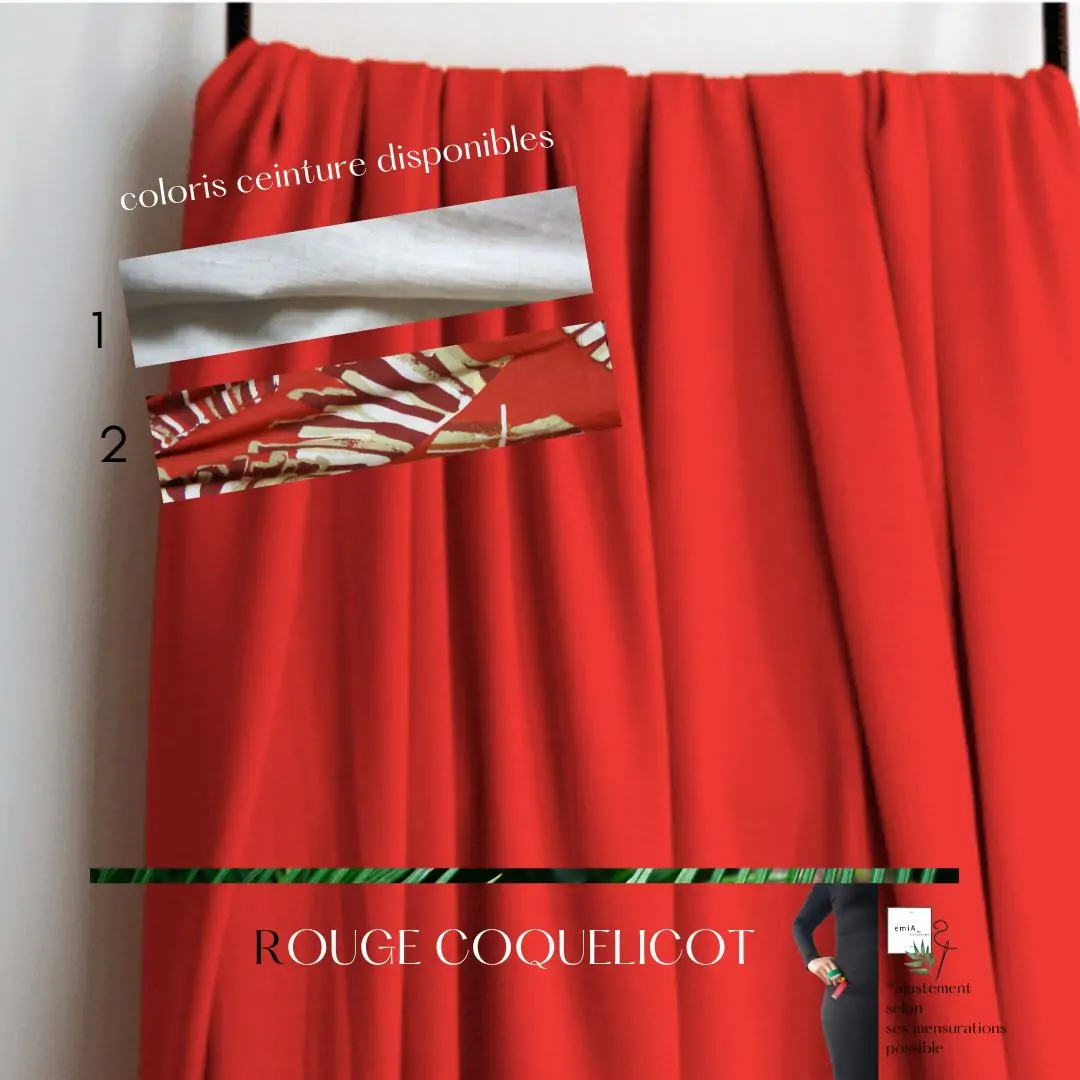 La jupe fluide et sa ceinture personnalisable – Image 4